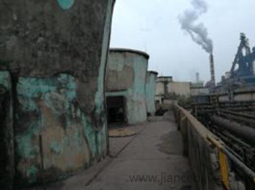 武汉市某水站煤洗冷却塔构筑物安全性检测