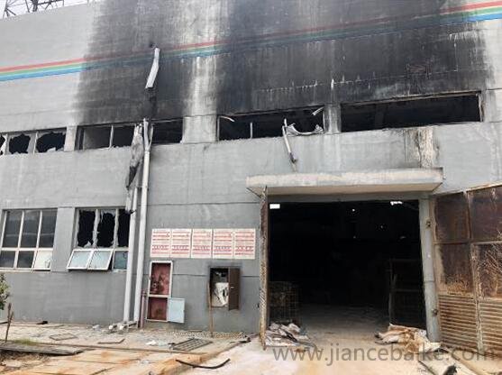 江西省上饶市厂房火灾后损伤检测