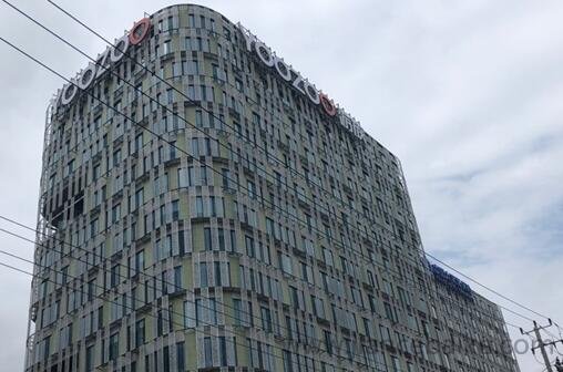上海徐汇区某公司屋顶logo标识广告牌完损状况检测