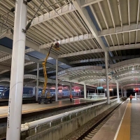 高铁站钢结构雨棚安全性检测