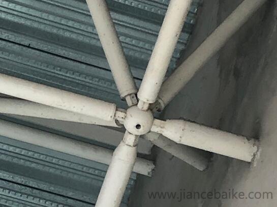 合肥某影院屋面钢网架安全性检测