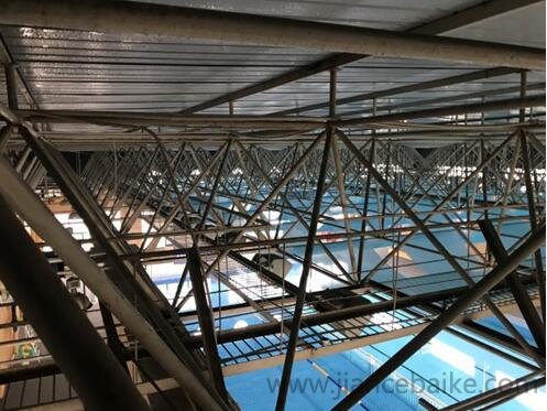 宁波市某学校屋顶钢网架结构承载力专项检测