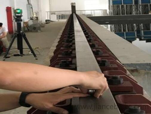 上海某大学拖曳水池实验室轨道系统检测